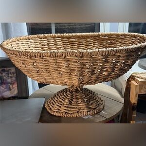 Elegant Woven Basket Centerpiece